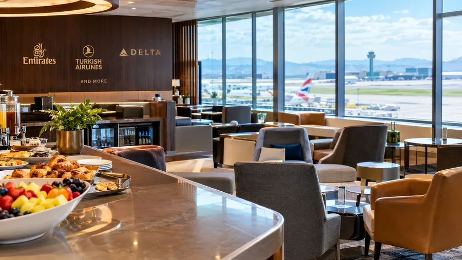 Salons d'aéroport à l'aéroport d'Édimbourg : Emirates, Turkish, Delta et autres