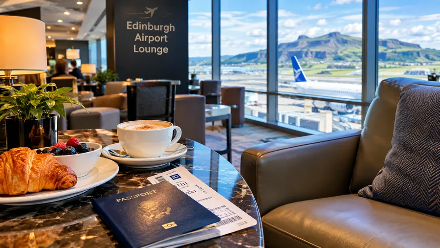 Edinburgh Lufthavns Loungeadgang: Priority Pass, DragonPass og Kreditkort
